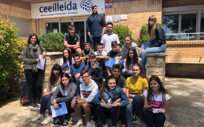 Visita d’estudiants de l’Institut Caparrella al CEEILleida