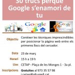 Acció formativa a l'Alt Urgell: 30 trucs perquè Google s'enamori de tu