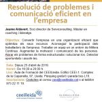 Càpsula al CEEILleida: Resolució de problemes i comunicació eficient en l’empresa