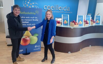 El CEEILleida fomenta els hàbits saludables i els aliments de proximitat, amb el consum de fruita variada entre els emprenedors