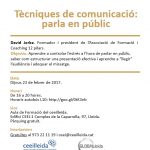 Càpsula al Ceeilleida: Tècniques de comunicació: parla en públic