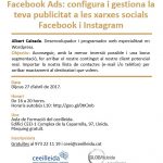Càpsula al Ceeilleida: Facebook Ads: configura i gestiona la teva publicitat a les xarxes socials Facebook i Instagram
