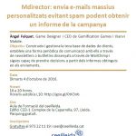 Mdirector: envia e-mails massius personalitzats evitant spam podent obtenir un informe de la campanya