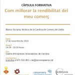 Com millorar la rendibilitat del meu comerç, al CEI Cervera