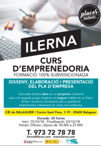 Curs d’emprenedoria  al CEI Balaguer
