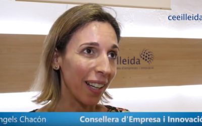 Vídeo de la visita al CEEILleida de la consellera d’Empresa i Coneixement, Àngels Chacón