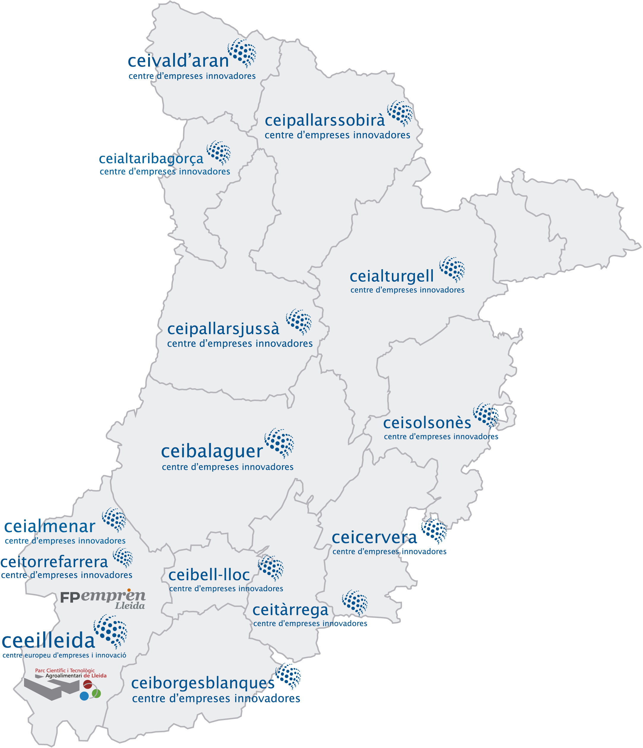 mapa Lleida