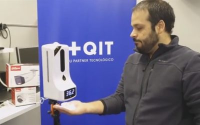 Masqueit, empresa instal·lada en el viver del CEEILleida, dissenya un dispensador de gel hidroalcohòlic amb control de temperatura corporal