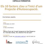 Càpsula formativa a l'Alta Ribagorça: Els 10 factors clau a l’inici d’un Projecte d’Autoocupació