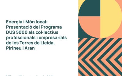 Jornada sobre energia i món local: presentació de la línia d’ajuts DUS5000 finançada pel fons Next Generation