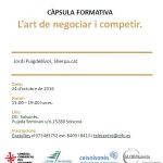 Càpsula formativa a Solsona: L'art de negociar i competir