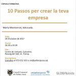 Càpsula "10 Passos per crear la teva empresa", al Pallars Jussà